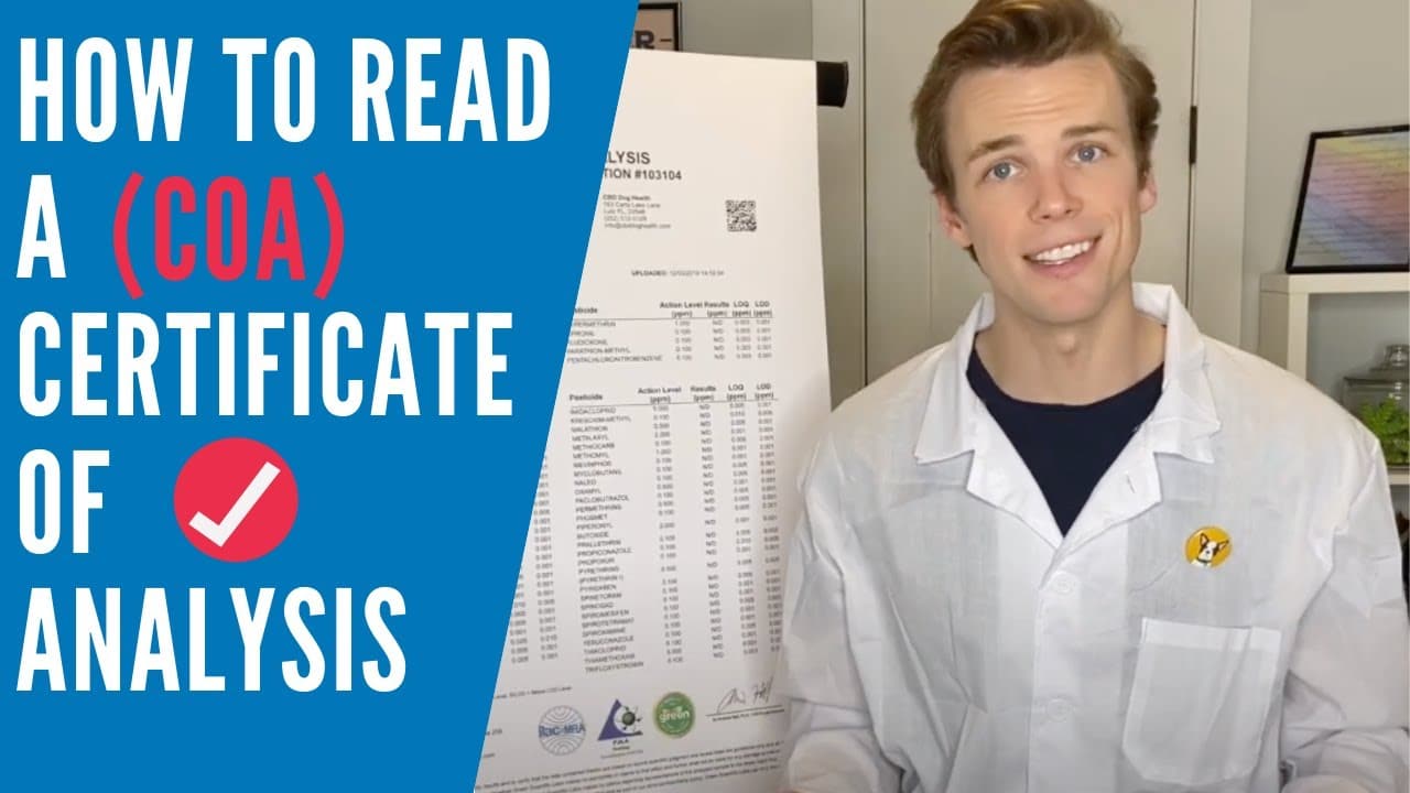 How to read a COA