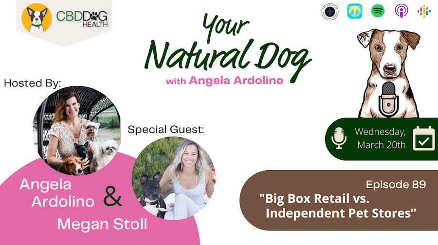 Bix Box Retail vs Independent Pet Stores with Megan Stoll of Wigglebutt & co Angela Ardolino Your Natural Dog Podcast